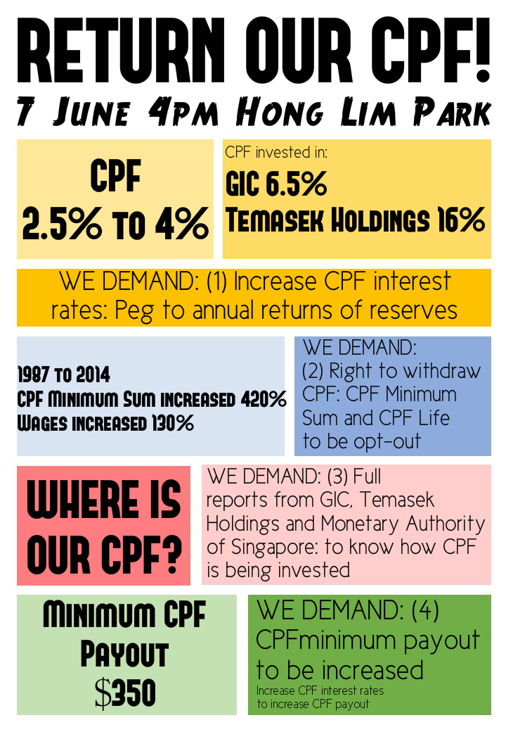 Petition To Singapore Government To Return Our CPF | The Heart Truths