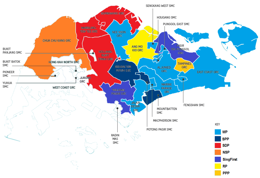 Singapore Electoral Boundaries 2015 @ Opposition Parties Two-Thirds a